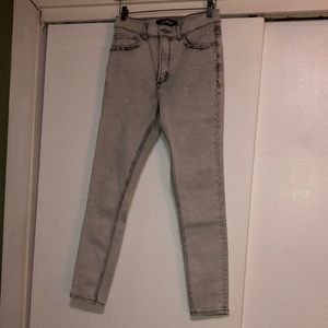 Express denim leggings - high rise